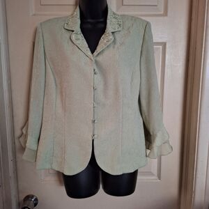 Plaza south  collection 2 piece skirt suit size 14